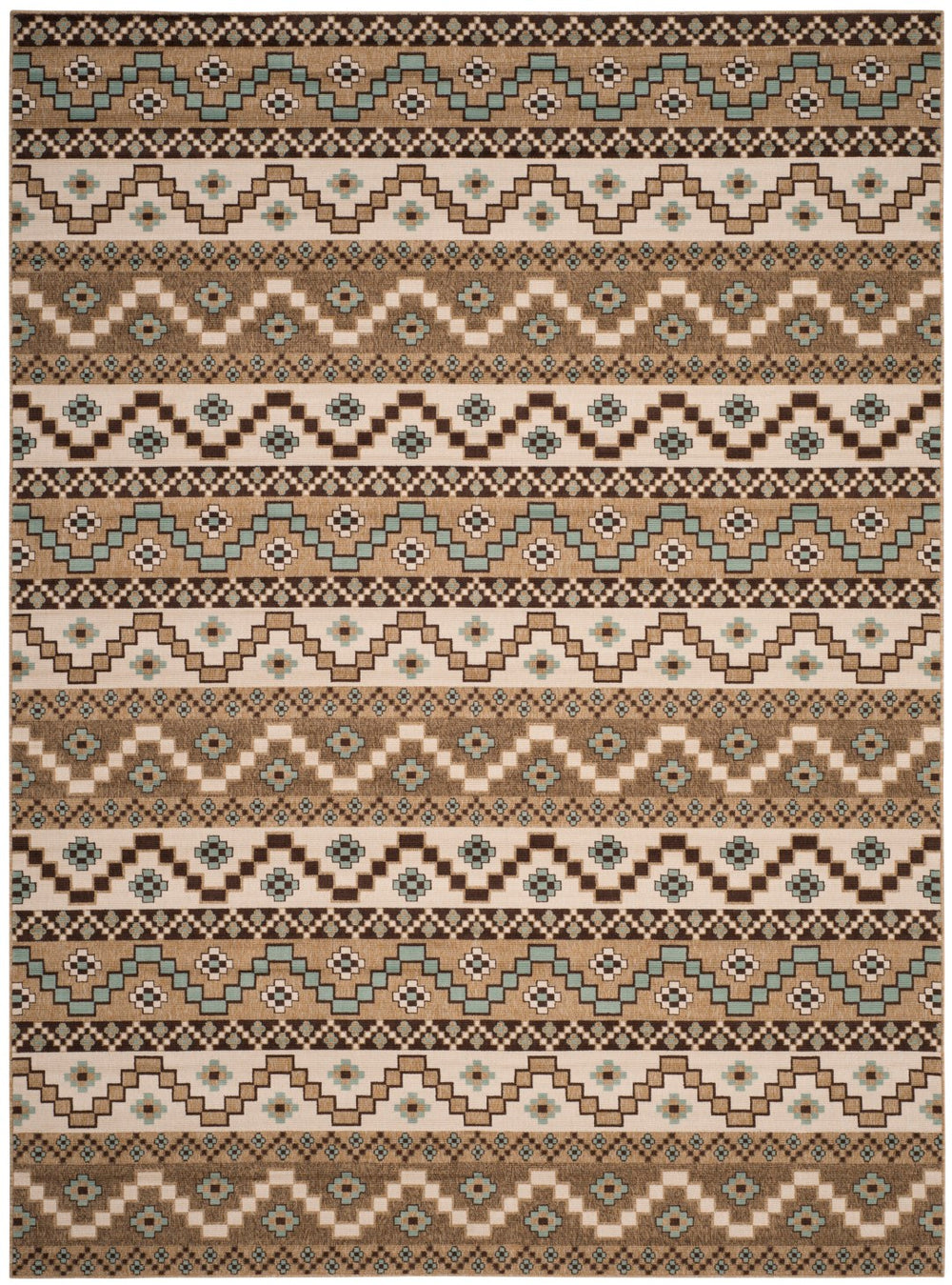 Safavieh Veranda 095 Power Loomed 87% Polypropylen/9.3% Polyester/3.7% Latex Outdoor Rug VER095-0215-4