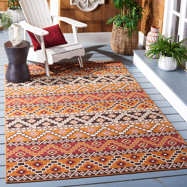 Safavieh Veranda 095 Power Loomed 87% Polypropylen/9.3% Polyester/3.7% Latex Outdoor Rug VER095-0334-4
