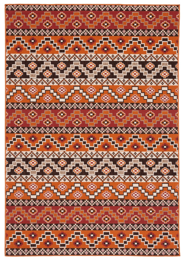 Safavieh Veranda 095 Power Loomed 87% Polypropylen/9.3% Polyester/3.7% Latex Outdoor Rug VER095-0334-4