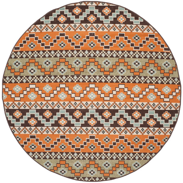 Safavieh Veranda 095 Power Loomed 87% Polypropylen/9.3% Polyester/3.7% Latex Outdoor Rug VER095-0752-4