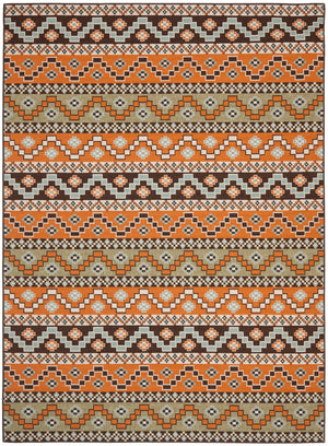 Safavieh Veranda 095 Power Loomed 87% Polypropylen/9.3% Polyester/3.7% Latex Outdoor Rug VER095-0752-4