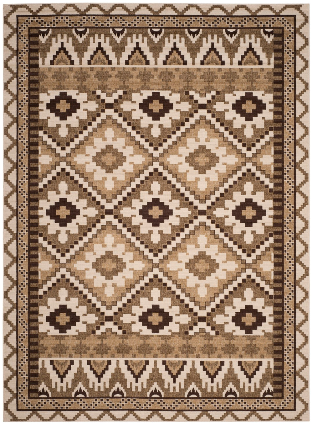 Safavieh Veranda 096 Power Loomed 87% Polypropylen/9.3% Polyester/3.7% Latex Outdoor Rug VER096-0215-4