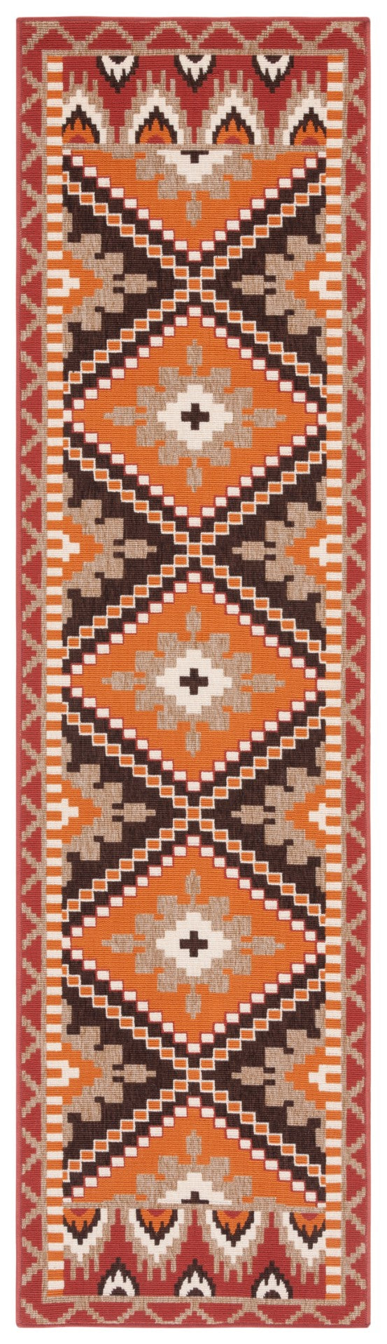 Safavieh Veranda 096 Power Loomed 87% Polypropylen/9.3% Polyester/3.7% Latex Outdoor Rug VER096-0334-4