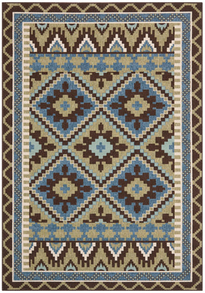 Safavieh Veranda 096 Power Loomed 87% Polypropylen/9.3% Polyester/3.7% Latex Outdoor Rug VER096-0642-9