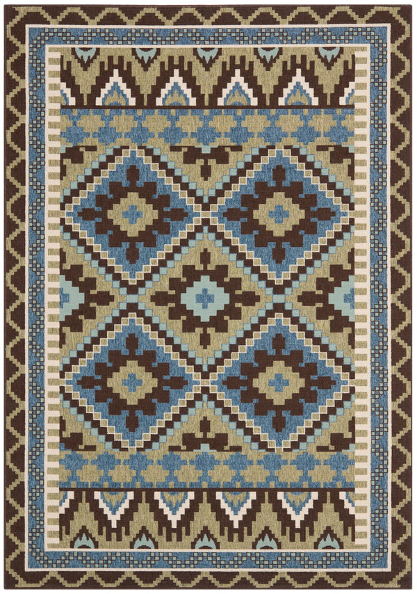 Safavieh Veranda 096 Power Loomed 87% Polypropylen/9.3% Polyester/3.7% Latex Outdoor Rug VER096-0642-9