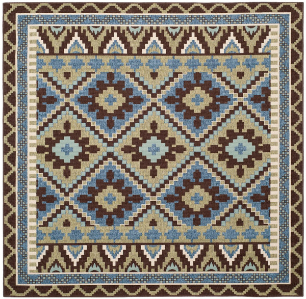 Safavieh Veranda 096 Power Loomed 87% Polypropylen/9.3% Polyester/3.7% Latex Outdoor Rug VER096-0642-9