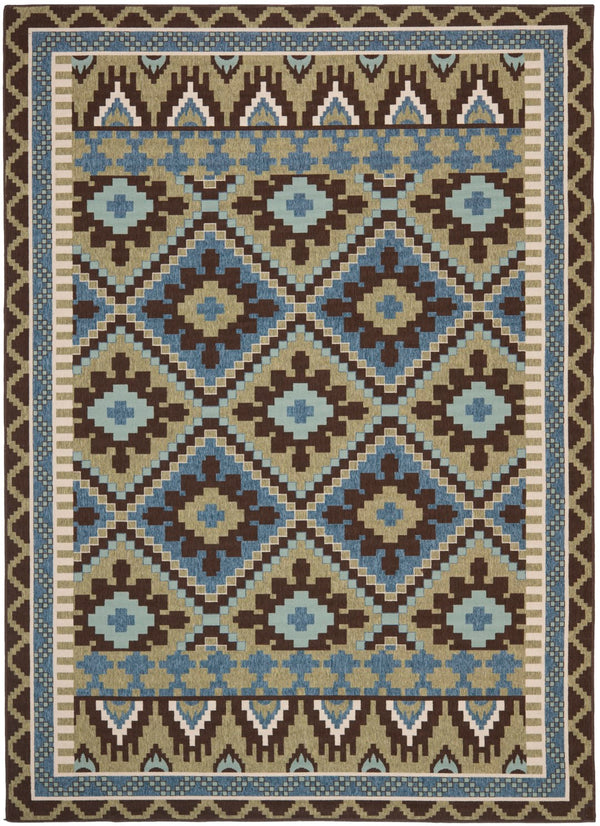 Safavieh Veranda 096 Power Loomed 87% Polypropylen/9.3% Polyester/3.7% Latex Outdoor Rug VER096-0642-9