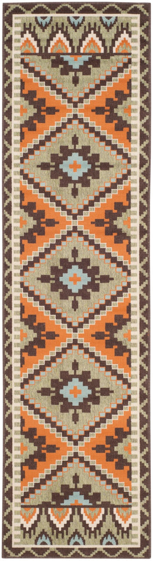 Safavieh Veranda 096 Power Loomed 87% Polypropylen/9.3% Polyester/3.7% Latex Outdoor Rug VER096-0742-26