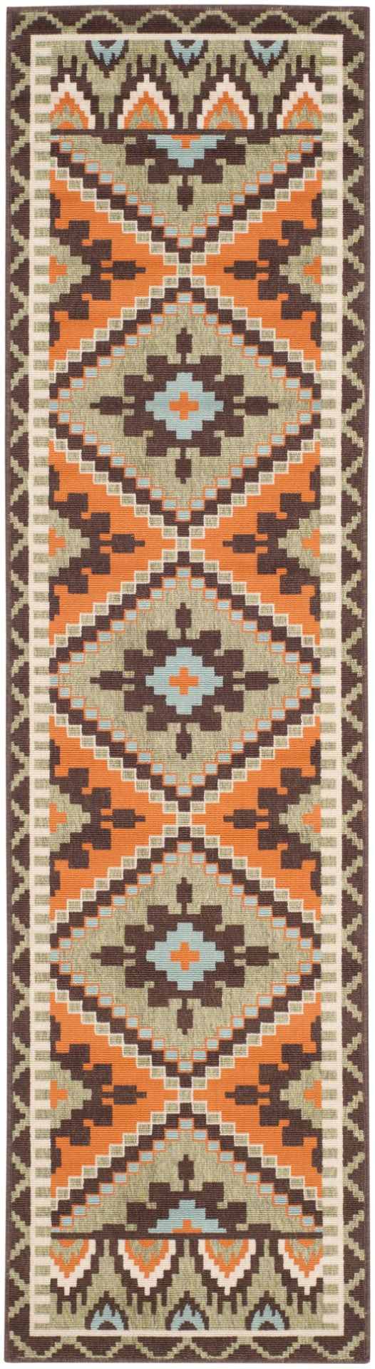 Safavieh Veranda 096 Power Loomed 87% Polypropylen/9.3% Polyester/3.7% Latex Outdoor Rug VER096-0742-26