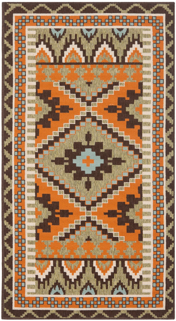 Safavieh Veranda 096 Power Loomed 87% Polypropylen/9.3% Polyester/3.7% Latex Outdoor Rug VER096-0742-26