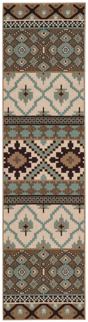 Safavieh Veranda 097 Power Loomed 87% Polypropylen/9.3% Polyester/3.7% Latex Outdoor Rug VER097-0215-28