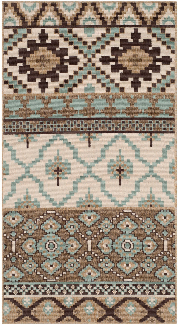 Safavieh Veranda 097 Power Loomed 87% Polypropylen/9.3% Polyester/3.7% Latex Outdoor Rug VER097-0215-3