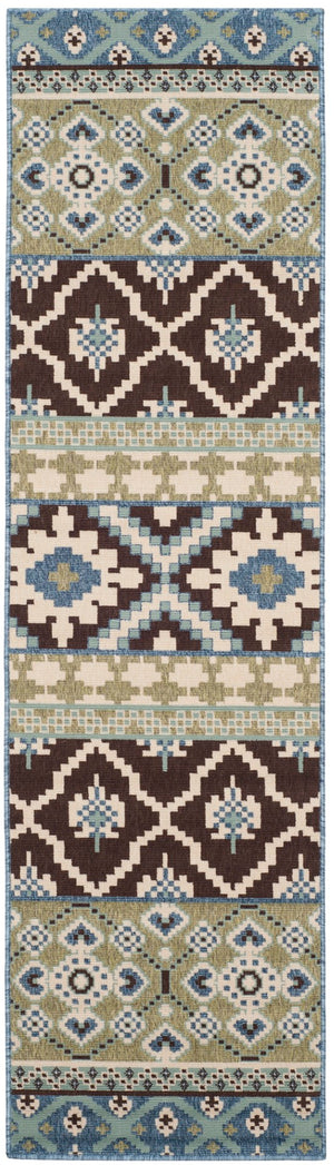 Safavieh Veranda 097 Power Loomed 87% Polypropylen/9.3% Polyester/3.7% Latex Outdoor Rug VER097-0624-28