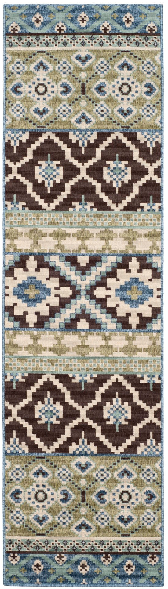 Safavieh Veranda 097 Power Loomed 87% Polypropylen/9.3% Polyester/3.7% Latex Outdoor Rug VER097-0624-28