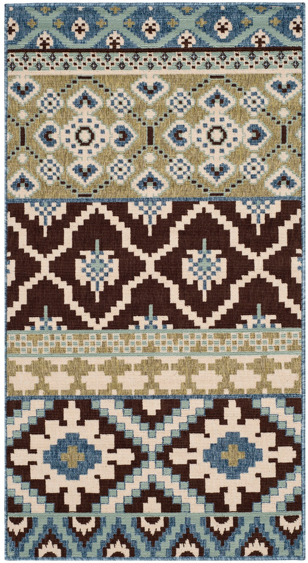 Safavieh Veranda 097 Power Loomed 87% Polypropylen/9.3% Polyester/3.7% Latex Outdoor Rug VER097-0624-3