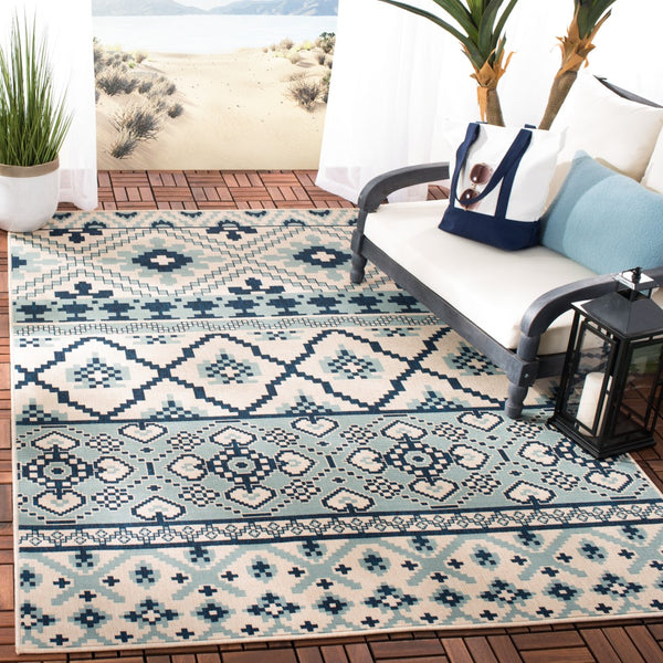 Safavieh Veranda 097 Power Loomed 87% Polypropylen/9.3% Polyester/3.7% Latex Outdoor Rug VER097-3934-4
