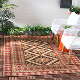 Safavieh Veranda 099 Power Loomed 87% Polypropylen/9.3% Polyester/3.7% Latex Outdoor Rug VER099-0334-9SQ