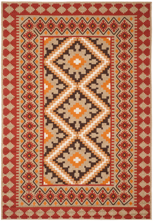 Safavieh Veranda 099 Power Loomed 87% Polypropylen/9.3% Polyester/3.7% Latex Outdoor Rug VER099-0334-9SQ