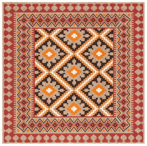 Safavieh Veranda 099 Power Loomed 87% Polypropylen/9.3% Polyester/3.7% Latex Outdoor Rug VER099-0334-9SQ