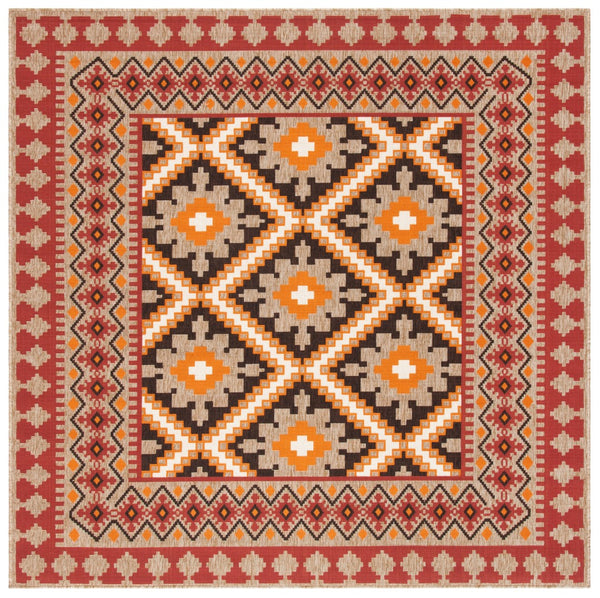 Safavieh Veranda 099 Power Loomed 87% Polypropylen/9.3% Polyester/3.7% Latex Outdoor Rug VER099-0334-9SQ