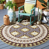 Safavieh Veranda 099 Power Loomed 87% Polypropylen/9.3% Polyester/3.7% Latex Outdoor Rug VER099-0624-4