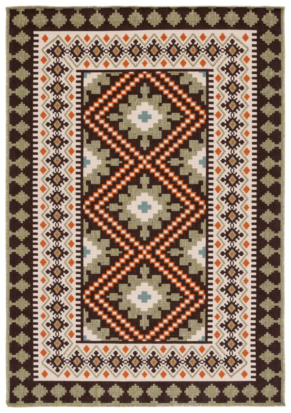 Safavieh Veranda 099 Power Loomed 87% Polypropylen/9.3% Polyester/3.7% Latex Outdoor Rug VER099-0725-6