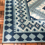 Safavieh Veranda 099 Power Loomed 87% Polypropylen/9.3% Polyester/3.7% Latex Outdoor Rug VER099-3934-8SQ