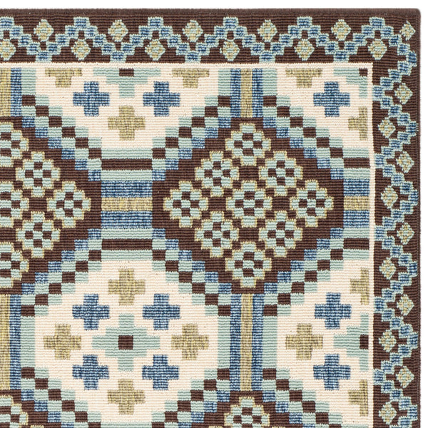 Safavieh Veranda 100 Power Loomed 87% Polypropylen/9.3% Polyester/3.7% Latex Outdoor Rug VER100-0652-4