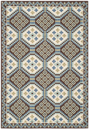Safavieh Veranda 100 Power Loomed 87% Polypropylen/9.3% Polyester/3.7% Latex Outdoor Rug VER100-0652-4
