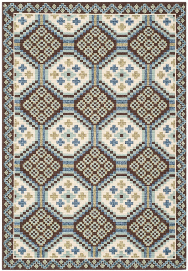 Safavieh Veranda 100 Power Loomed 87% Polypropylen/9.3% Polyester/3.7% Latex Outdoor Rug VER100-0652-4
