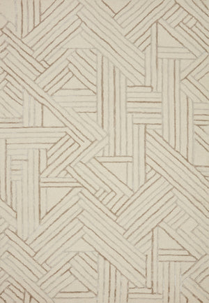 Loloi Verve VER-01 77% Wool, 23% Viscose Pile Hand Tufted Contemporary Rug VERVVER-01IVOT93D0