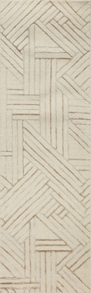 Loloi Verve VER-01 77% Wool, 23% Viscose Pile Hand Tufted Contemporary Rug VERVVER-01IVOT93D0