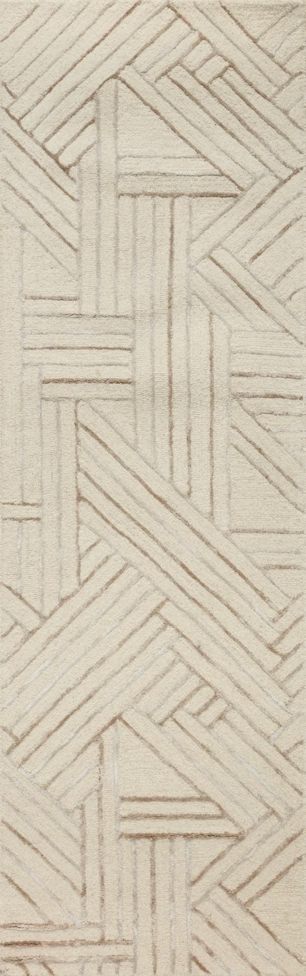 Loloi Verve VER-01 77% Wool, 23% Viscose Pile Hand Tufted Contemporary Rug VERVVER-01IVOT93D0