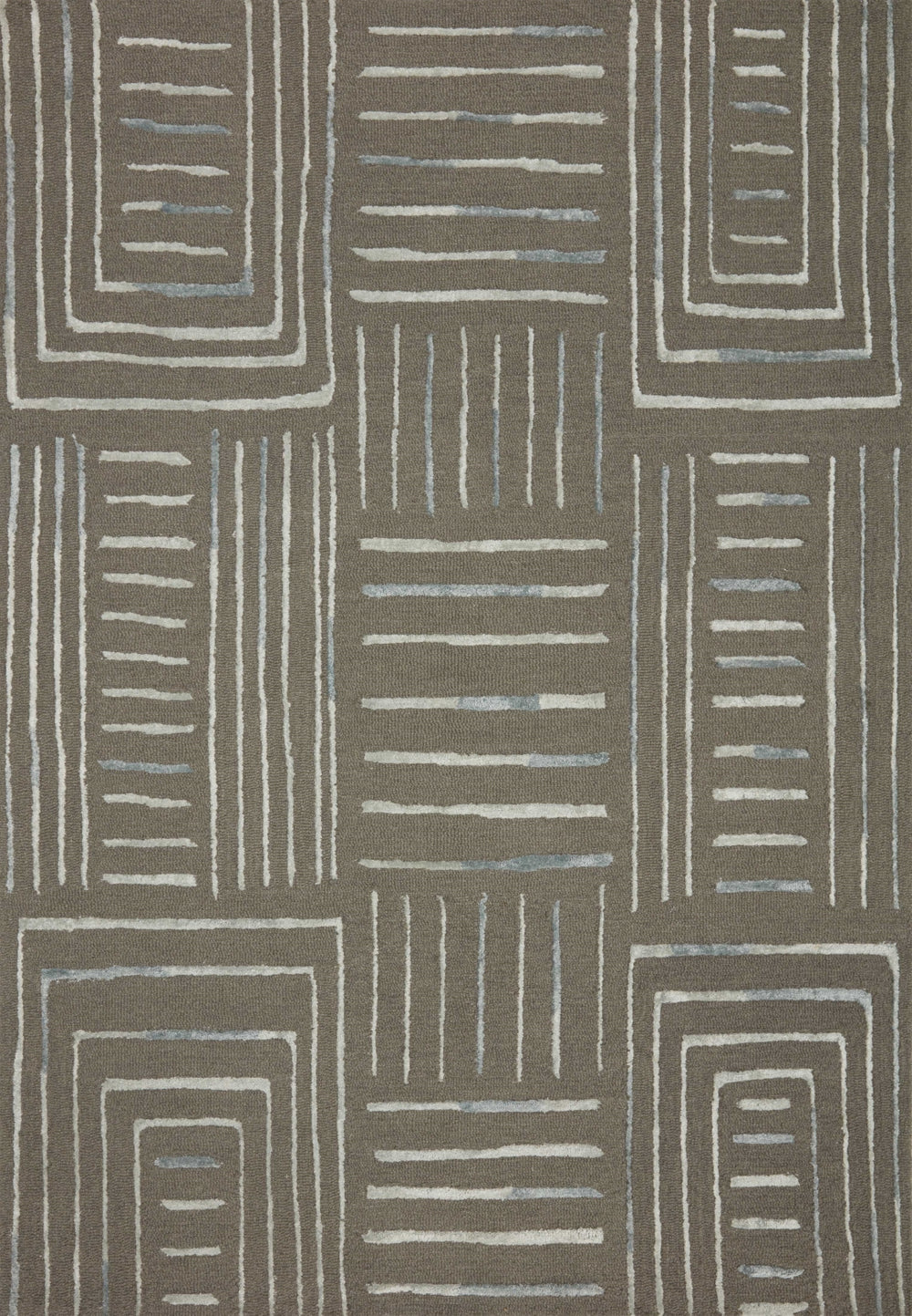 Loloi Verve VER-02 73% Wool, 27% Viscose Pile Hand Tufted Contemporary Rug VERVVER-02GYMI93D0