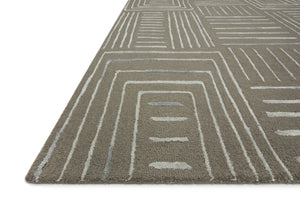Loloi Verve VER-02 73% Wool, 27% Viscose Pile Hand Tufted Contemporary Rug VERVVER-02GYMI93D0