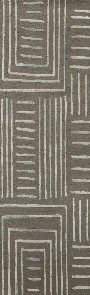 Loloi Verve VER-02 73% Wool, 27% Viscose Pile Hand Tufted Contemporary Rug VERVVER-02GYMI93D0