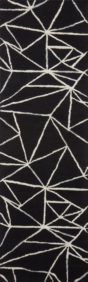 Loloi Verve VER-03 75% Wool, 25% Viscose Pile Hand Tufted Contemporary Rug VERVVER-03BLIV93D0