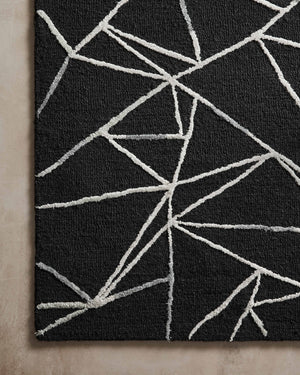 Loloi Verve VER-03 75% Wool, 25% Viscose Pile Hand Tufted Contemporary Rug VERVVER-03BLIV93D0
