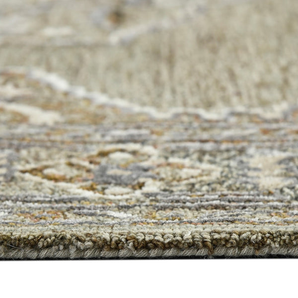 AMER Rugs Vestige VES-11 Hand-Tufted Oriental Transitional Area Rug Brown 3'6" x 5'6"