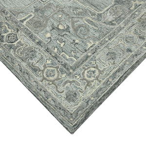 AMER Rugs Vestige VES-7 Hand-Tufted Oriental Transitional Area Rug Gray 3'6" x 5'6"