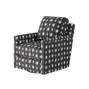 Fusion 21-02G-C Transitional Swivel Glider Chair 21-02G-C Bindi Charcoal Swivel Glider