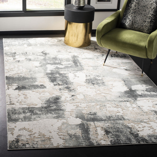 Safavieh Vogue 142 Power Loomed Polyester & Polypropylene & Cotton Contemporary Rug VGE142A-6