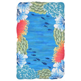 Trans-Ocean Liora Manne Visions IV Reef Border Contemporary Indoor/Outdoor Handmade 100% Polyester Rug Blue 8' x 10'