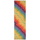 Trans-Ocean Liora Manne Visions IV Pop Swirl Contemporary Indoor/Outdoor Handmade 100% Polyester Rug Multi 2'3" x 8'