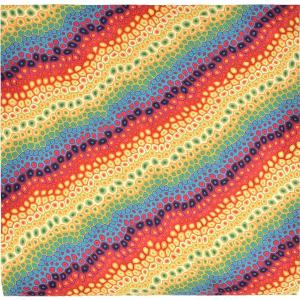 Trans-Ocean Liora Manne Visions IV Pop Swirl Contemporary Indoor/Outdoor Handmade 100% Polyester Rug Multi 8' Square