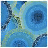 Trans-Ocean Liora Manne Visions IV Cirque Contemporary Indoor/Outdoor Handmade 100% Polyester Rug Caribe 8' Square