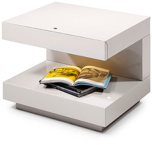 VIG Furniture Modrest Esso Modern White Glossy Nightstand VGWCC521B