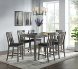 Vilo Home Glenoaks 7 Piece Pub Height Dining Set VH686 VH686