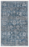 Victoria 900 Victoria 907 Traditional Power Loomed Polypropylene Rug Blue / Ivory