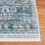 Victoria 900 Victoria 907 Traditional Power Loomed Polypropylene Rug Blue / Ivory